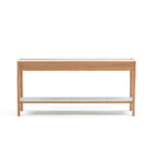 Nell Console - Light Oak & Bianca Carrara