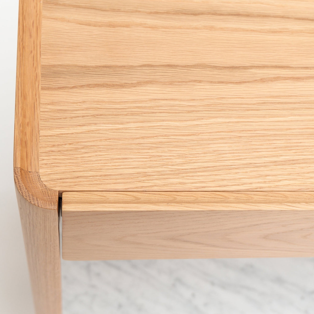 Nell Console - Light Oak & Bianca Carrara