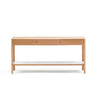 Nell Console - Light Oak & Bianca Carrara