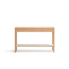 Nell Console - Light Oak & Bianca Carrara