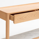 Nell Console - Light Oak & Bianca Carrara
