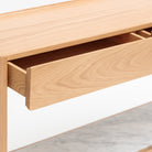 Nell Console - Light Oak & Bianca Carrara