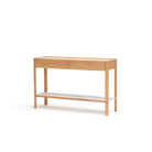 Nell Console - Light Oak & Bianca Carrara