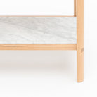 Nell Console - Light Oak & Bianca Carrara