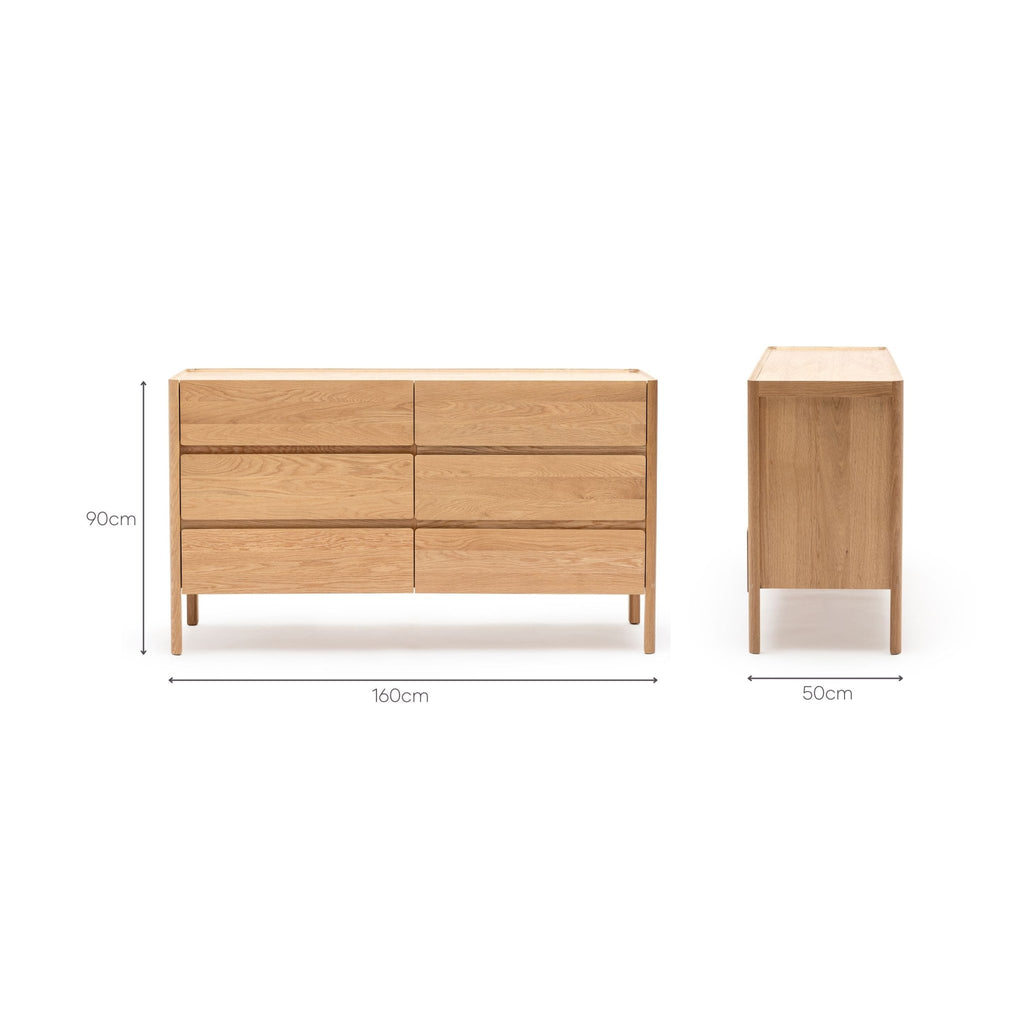 Nell Dresser - Light Oak - Buffets & Sideboards Tolv Loom Collection Dubai