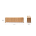 Nell Sideboard - Light Oak - Buffets & Sideboards Tolv Loom Collection Dubai
