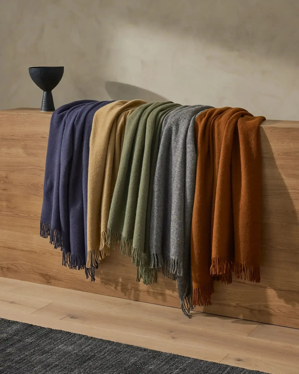 Nevis Throw - Camel