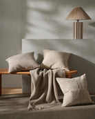 Nevis Throw - Limestone