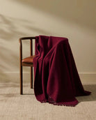 Nevis Throw - Rhubarb