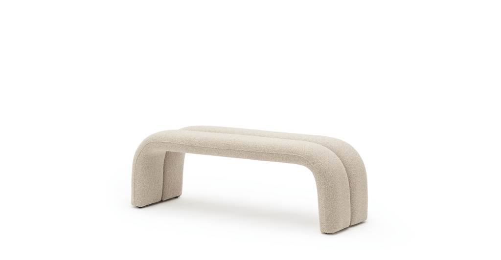 Nimbus Bench - Almond - Loom Collection