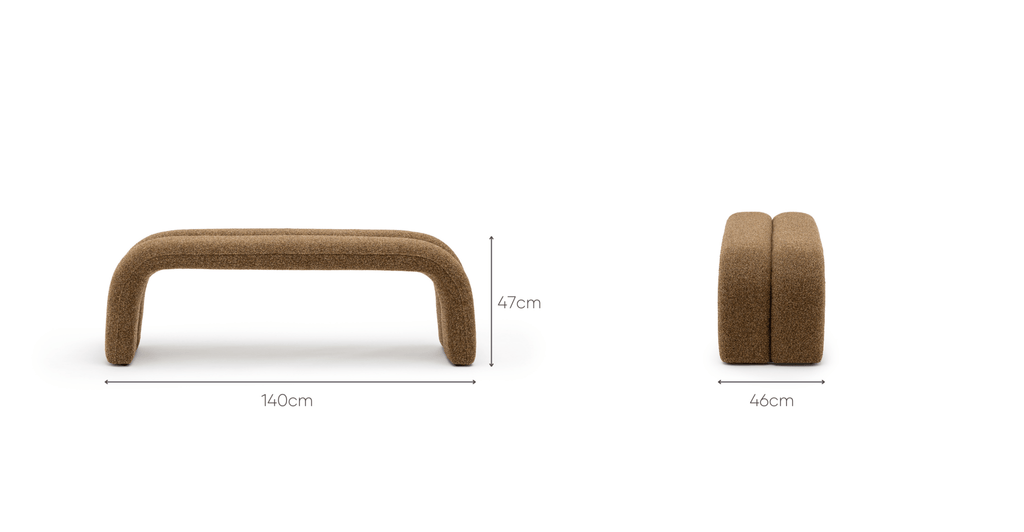 Nimbus Bench - Espresso - Loom Collection