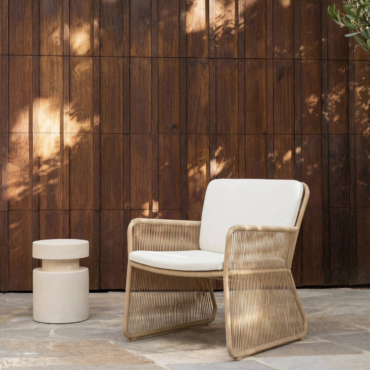 Noah Lounge Chair - Ginger - Outdoor Occasional Chairs Loom Collection Loom Collection Dubai