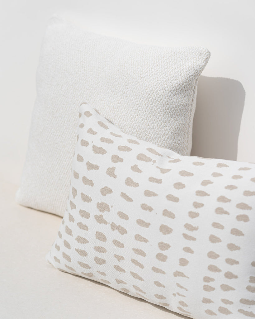 Nomad Outdoor Cushion - White - Square - Loom Collection