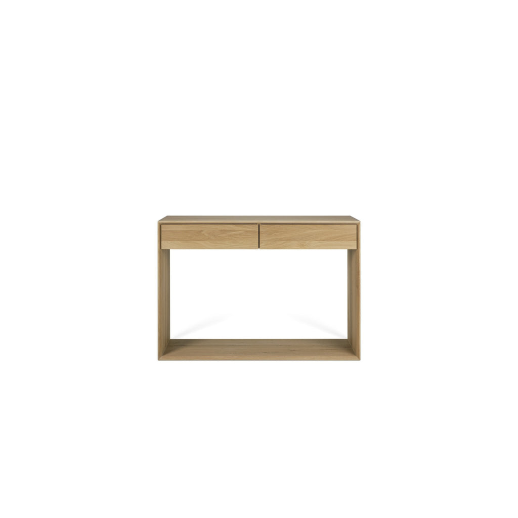 Nordic Console - Oak - 2 Drawers - Loom Collection