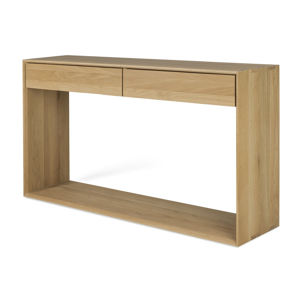 Nordic Console - Oak - 2 Drawers - Loom Collection