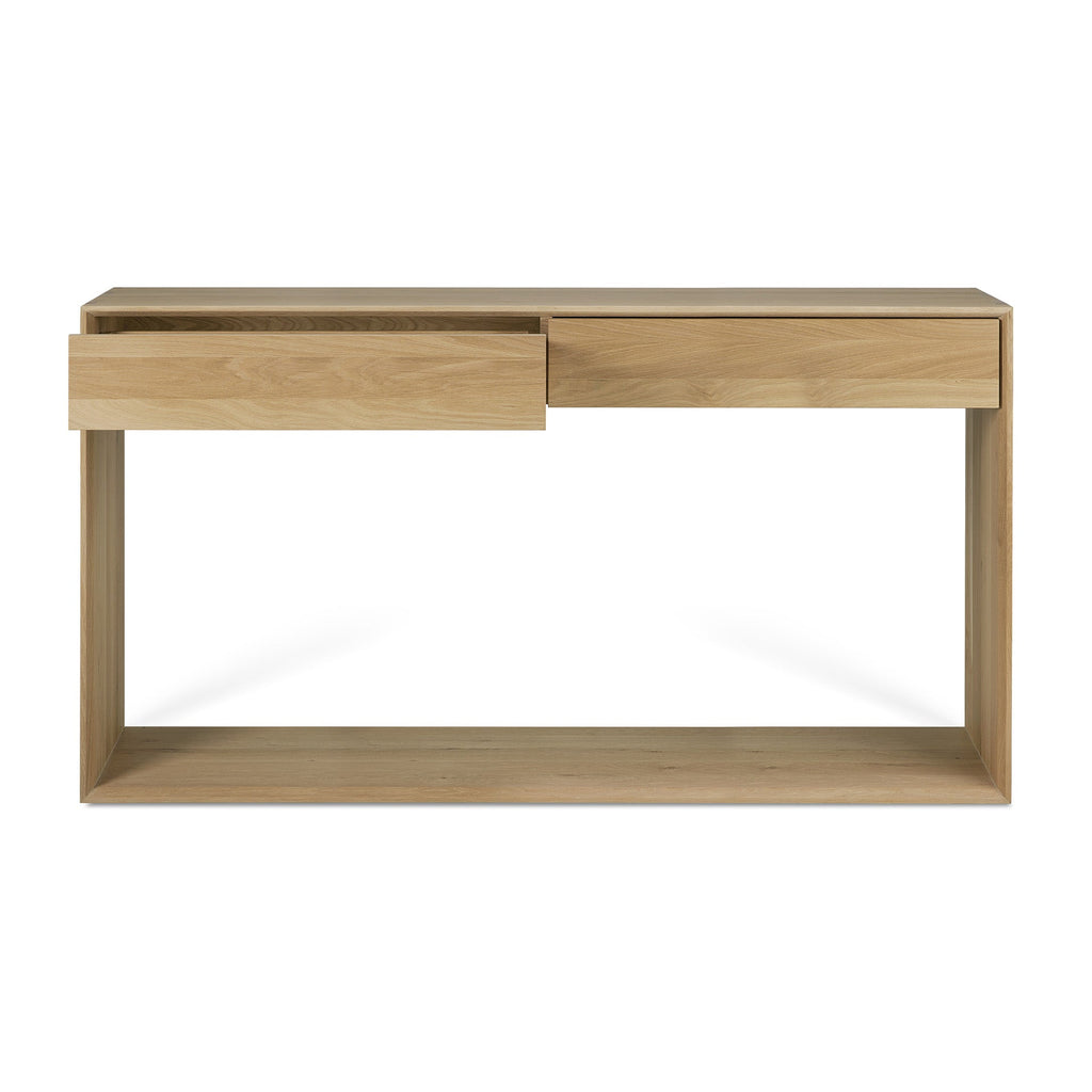 Nordic Console - Oak - 2 Drawers - Loom Collection