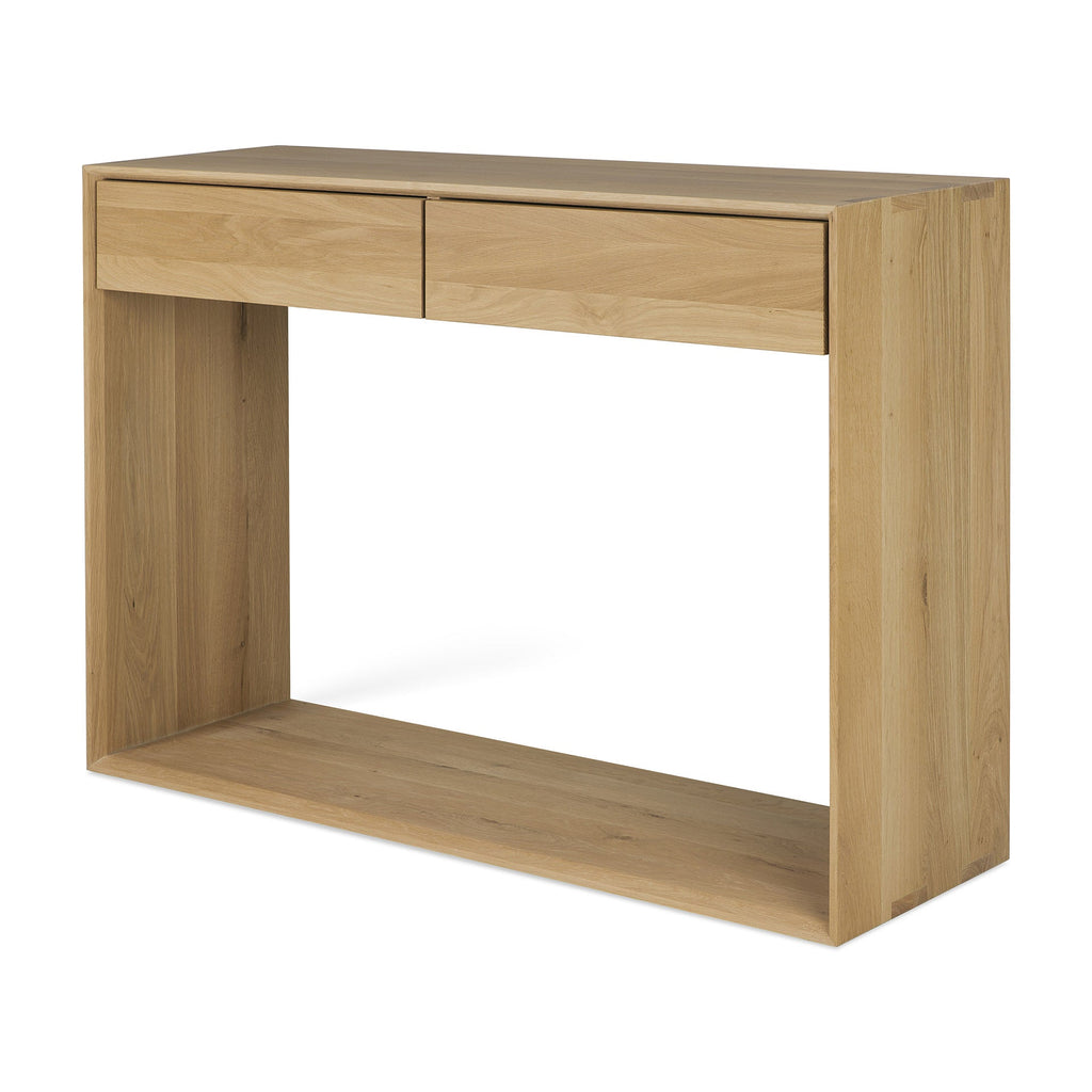 Nordic Console - Oak - 2 Drawers - Loom Collection