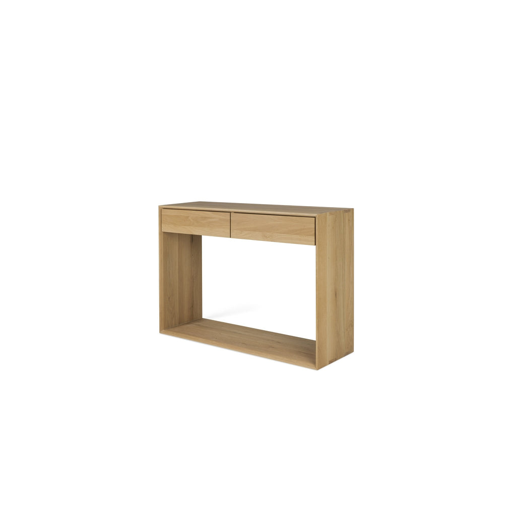 Nordic Console - Oak - 2 Drawers - Loom Collection