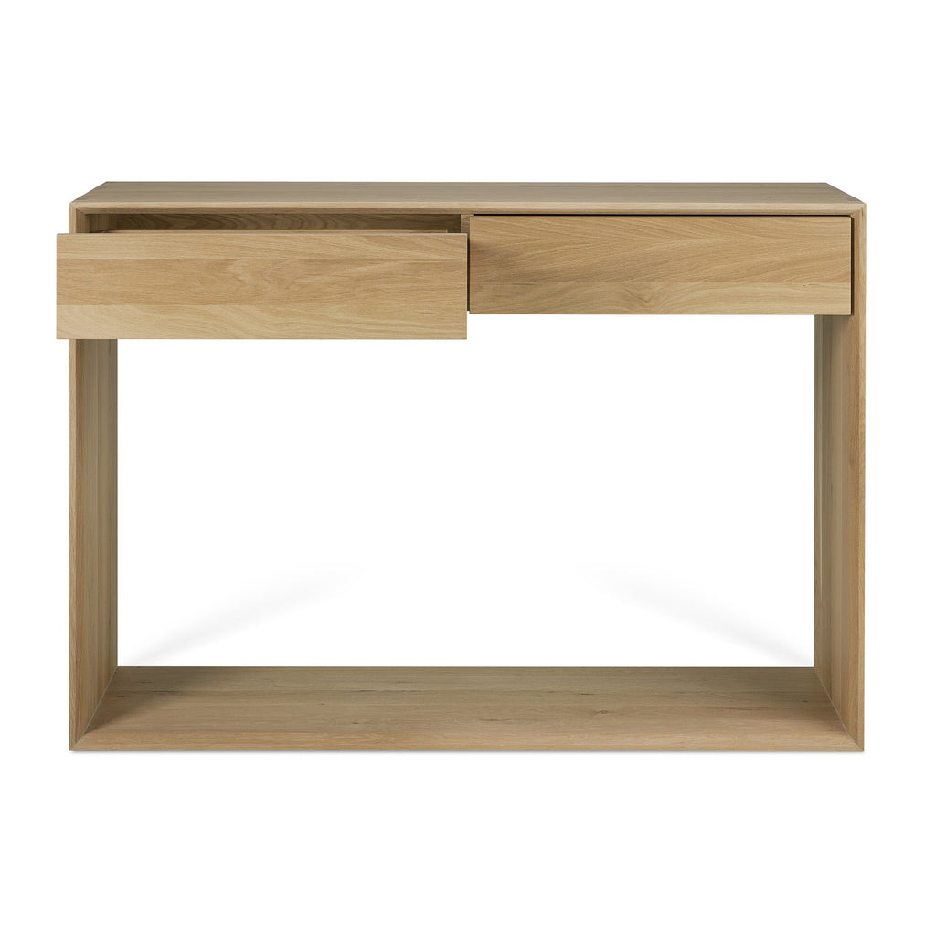 Nordic Console - Oak - 2 Drawers - Loom Collection