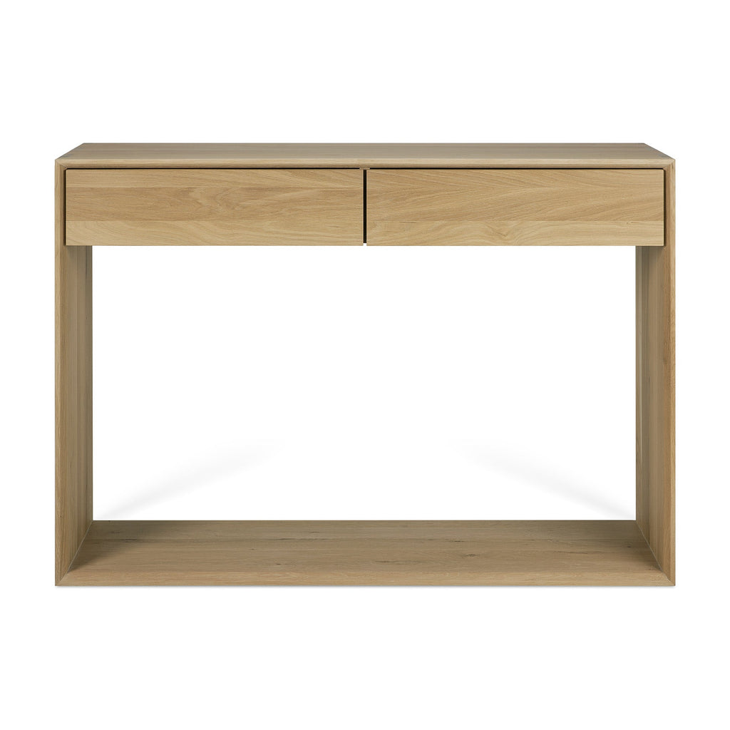 Nordic Console - Oak - 2 Drawers - Loom Collection