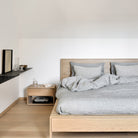 Nordic II Bedside Table - Oak