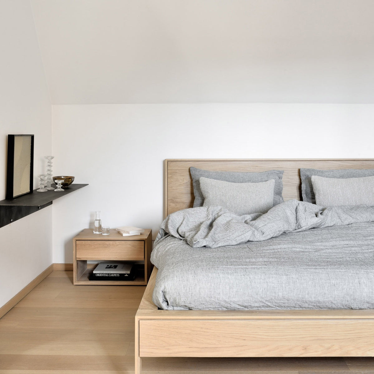 Nordic II Bedside Table - Oak