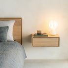 Nordic II Hanging Bedside Table - Oak