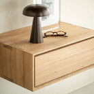 Nordic II Hanging Bedside Table - Oak - Bedside Tables Ethnicraft Loom Collection Dubai