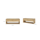 Nordic TV Cupboard - TV and Entertainment Units Ethnicraft Loom Collection Dubai