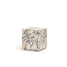 Nuba Cube Side Table - Calacatta Viola - Side Tables Loom Collection Loom Collection Dubai