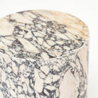 Nuba Cylinder Side Table - Calacatta Viola