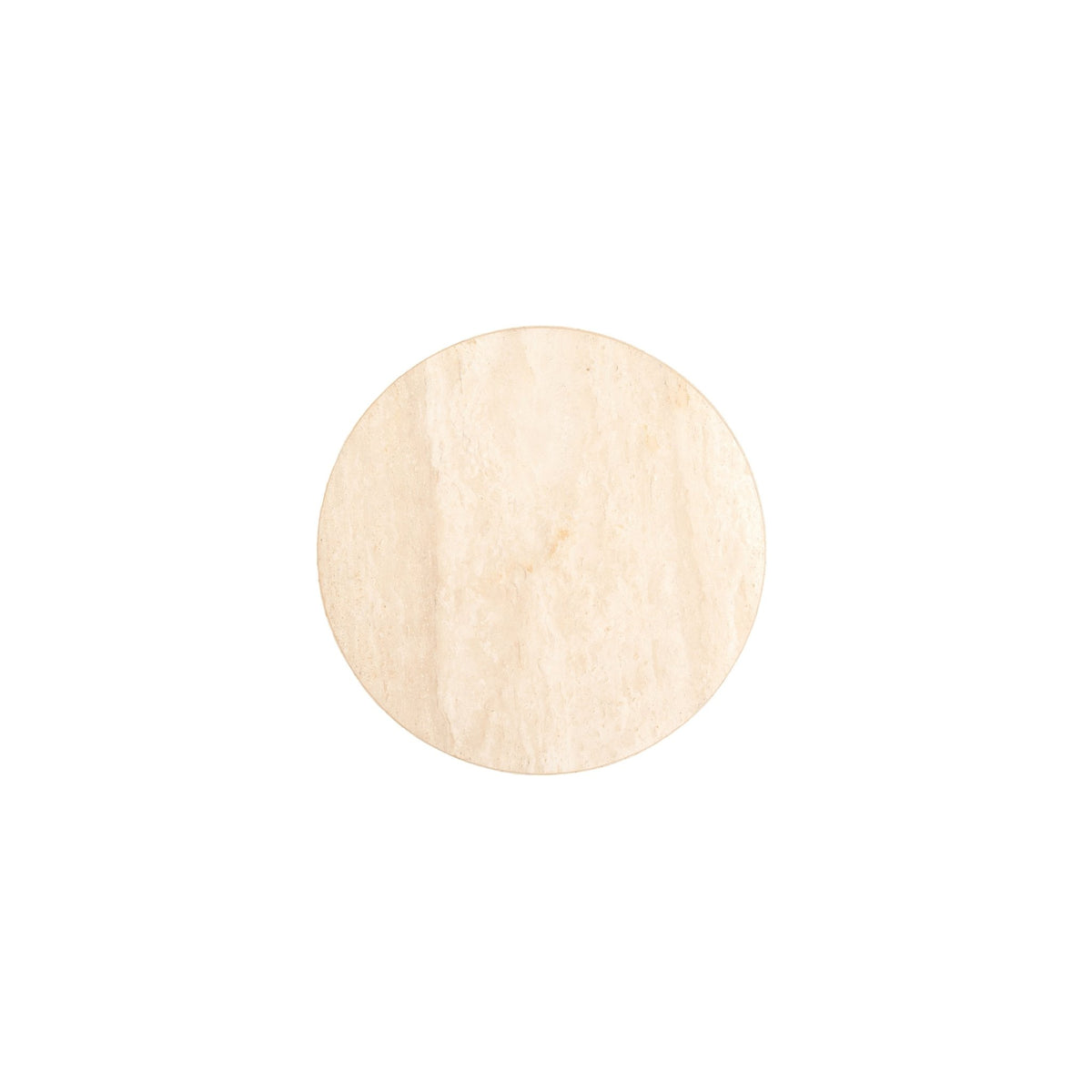 Nuba Cylinder Side Table - Travertine