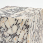 Nuba Pedestal - Calacatta Viola - Pedestals Loom Collection Loom Collection Dubai