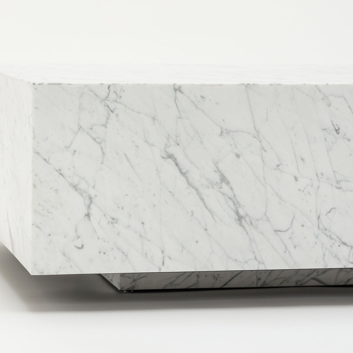 Nuba Rectangular Coffee Table - Bianca Carrara - Coffee Tables Loom Collection Loom Collection Dubai