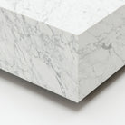 Nuba Rectangular Coffee Table - Bianca Carrara - Coffee Tables Loom Collection Loom Collection Dubai