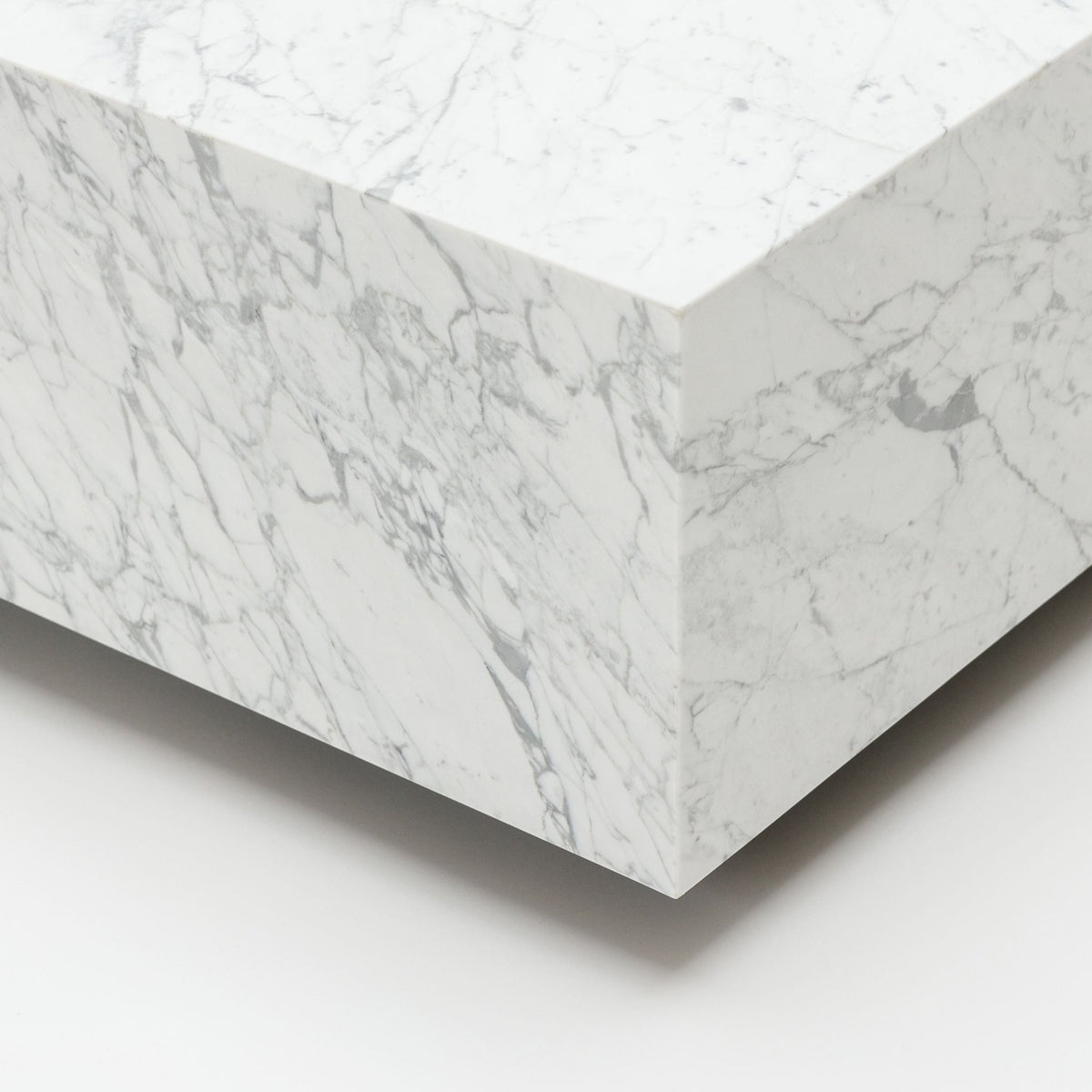 Nuba Rectangular Coffee Table - Bianca Carrara - Coffee Tables Loom Collection Loom Collection Dubai