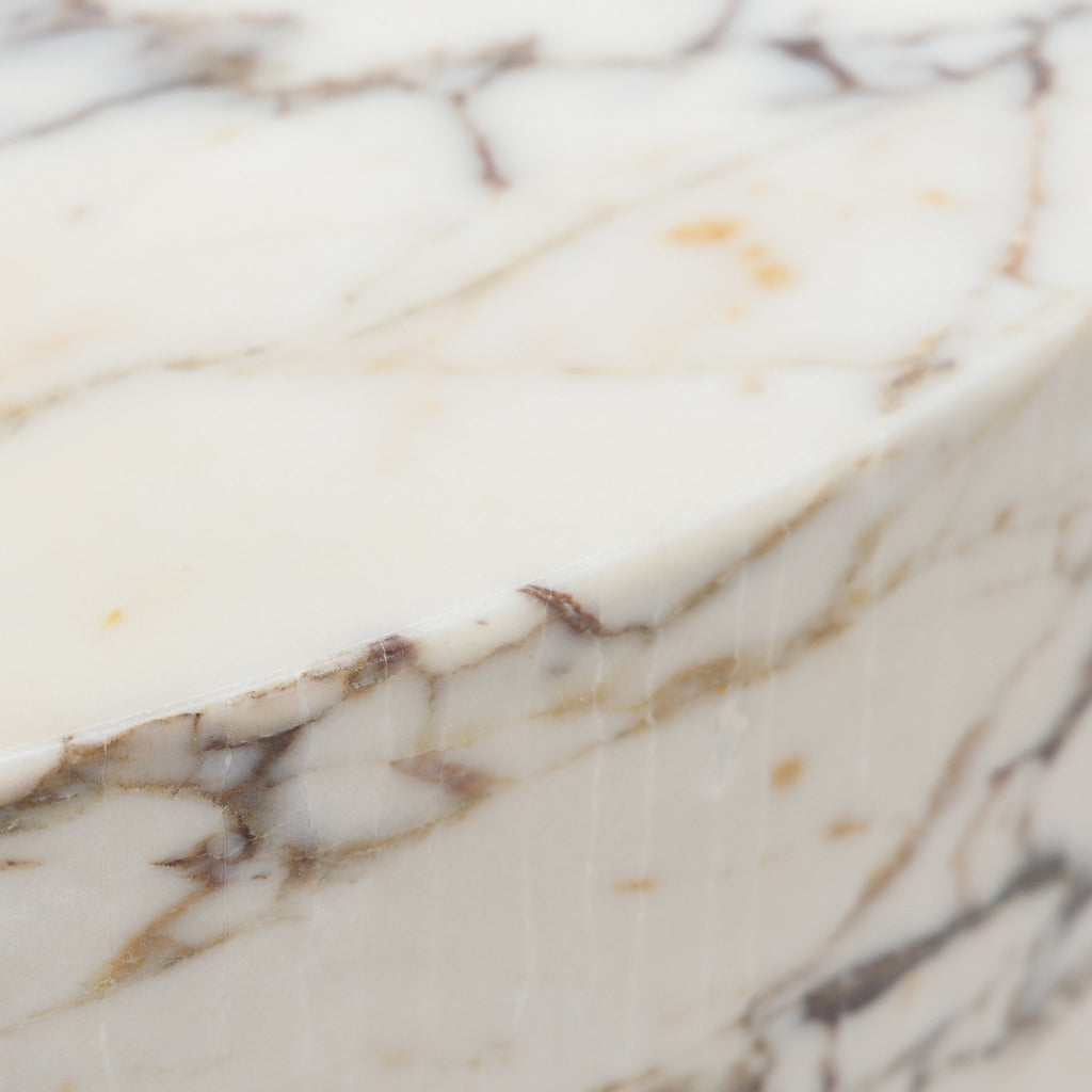 Nuba Round Coffee Table - Calacatta Viola