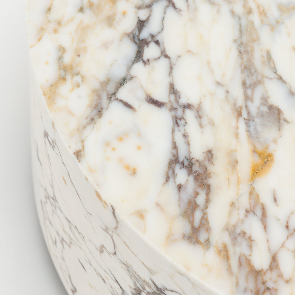 Nuba Round Coffee Table - Calacatta Viola