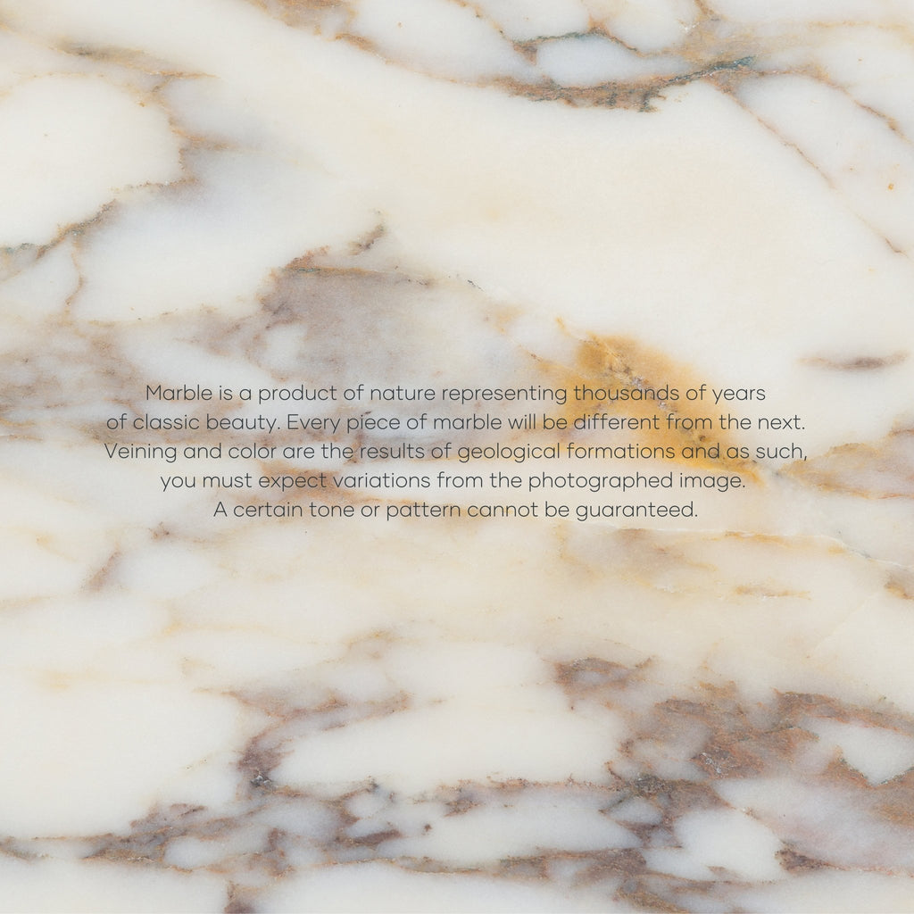 Nuba Round Coffee Table - Calacatta Viola