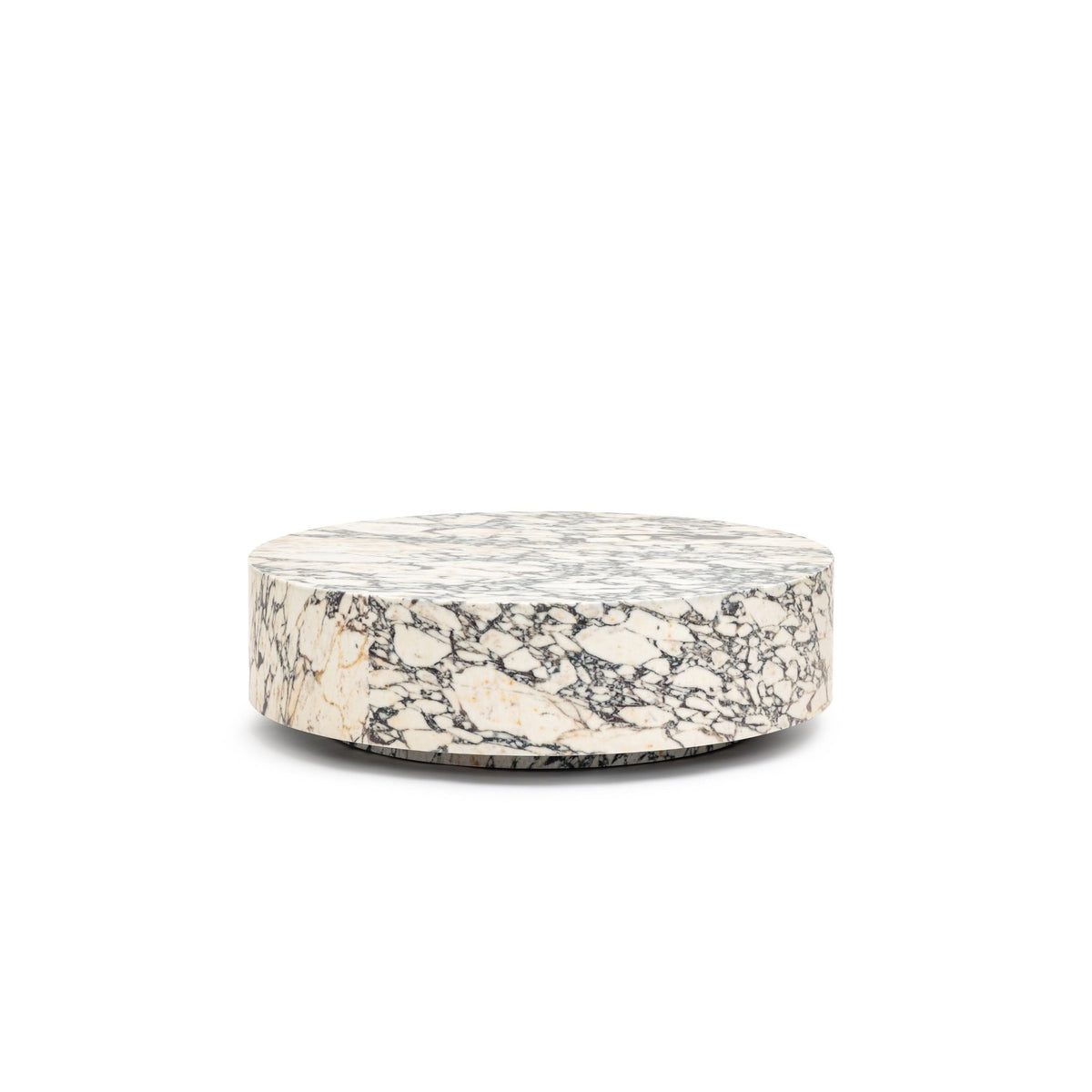 Nuba Round Coffee Table - Calacatta Viola - Coffee Tables Loom Collection Loom Collection Dubai