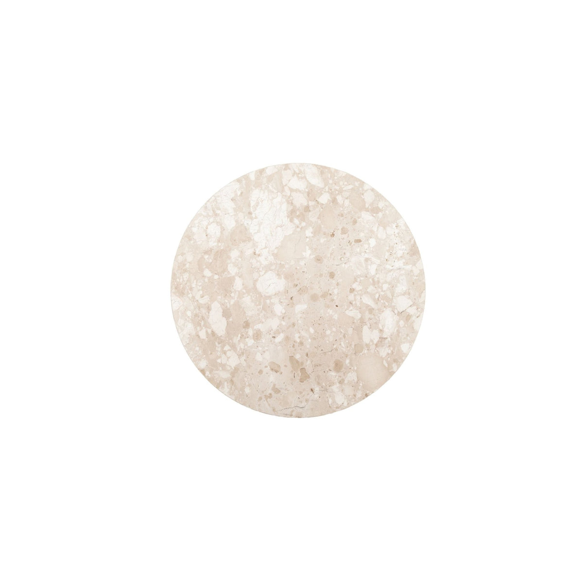 Nuba Round Coffee Table - Kunis Breccia Marble - Coffee Tables Loom Collection Loom Collection Dubai