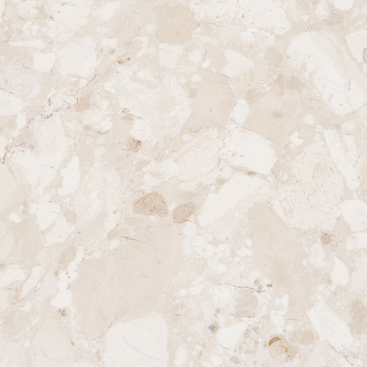 Nuba Round Coffee Table - Kunis Breccia Marble - Coffee Tables Loom Collection Loom Collection Dubai