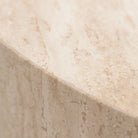 Nuba Round Coffee Table - Travertine - Coffee Tables Loom Collection Loom Collection Dubai