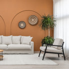 Nysse Armchair - Black Oak & Oatmeal