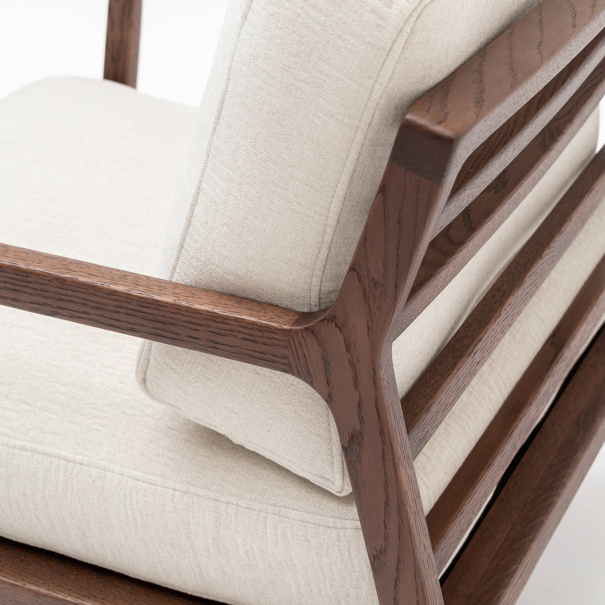 Nysse Armchair - Espresso Oak & Macadamia