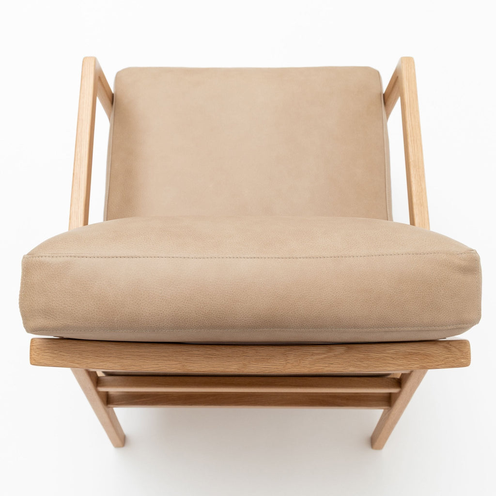 Nysse Armchair - Light Oak & Desert - Accent Chairs Tolv Loom Collection Dubai