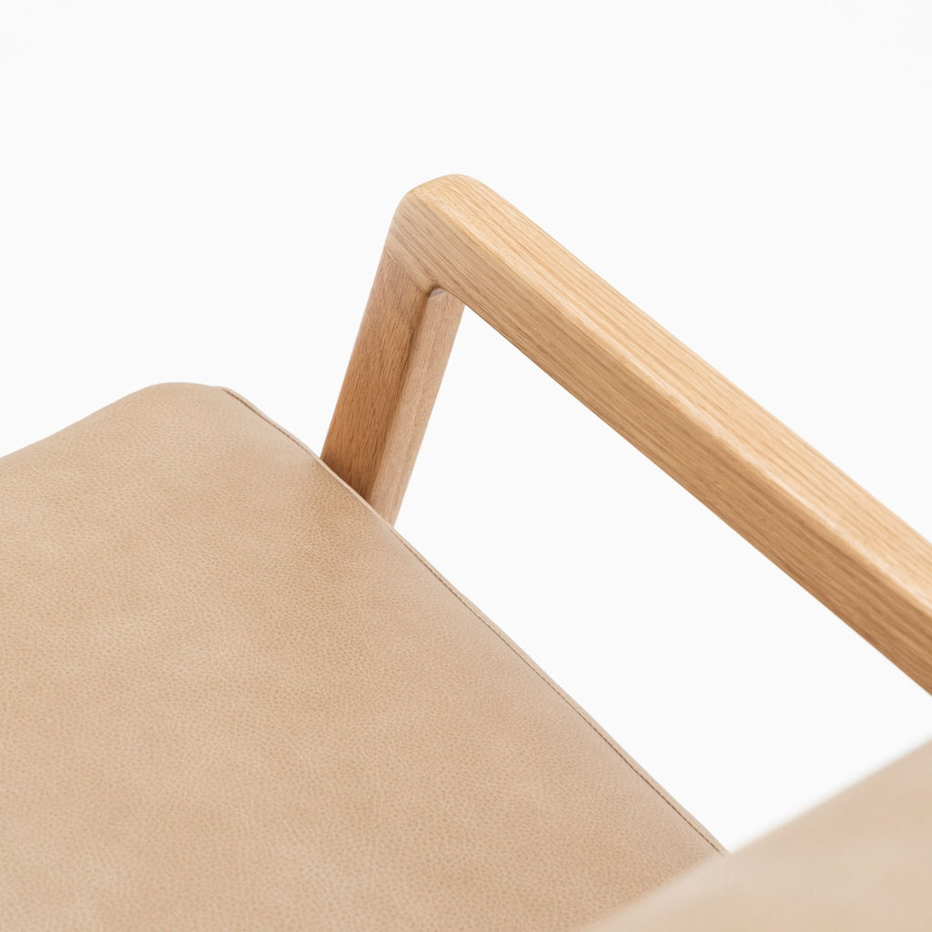 Nysse Armchair - Light Oak & Desert - Accent Chairs Tolv Loom Collection Dubai