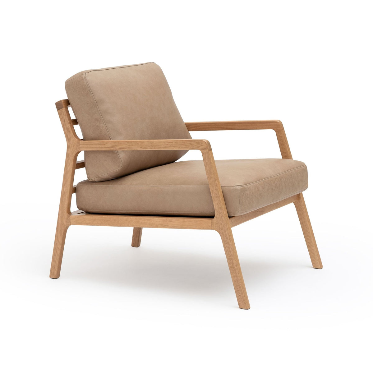 Nysse Armchair - Light Oak & Desert - Accent Chairs Tolv Loom Collection Dubai