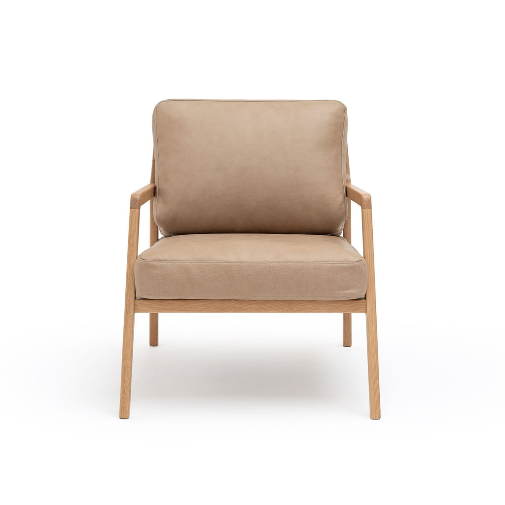 Nysse Armchair - Light Oak & Desert - Accent Chairs Tolv Loom Collection Dubai