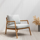 Nysse Armchair - Light Oak & Diamond